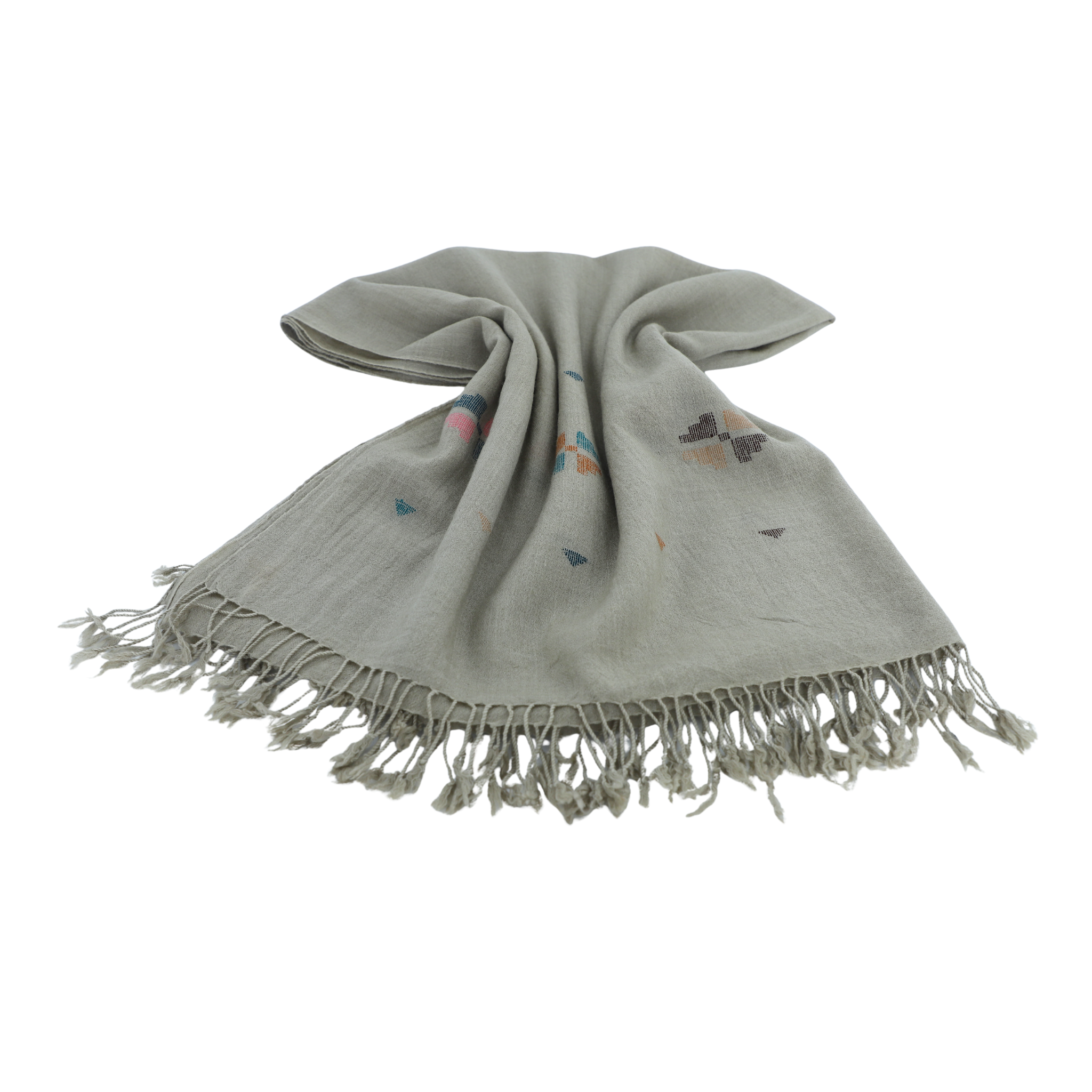 khaadi shawl Plan - Aish theme with multicolor design