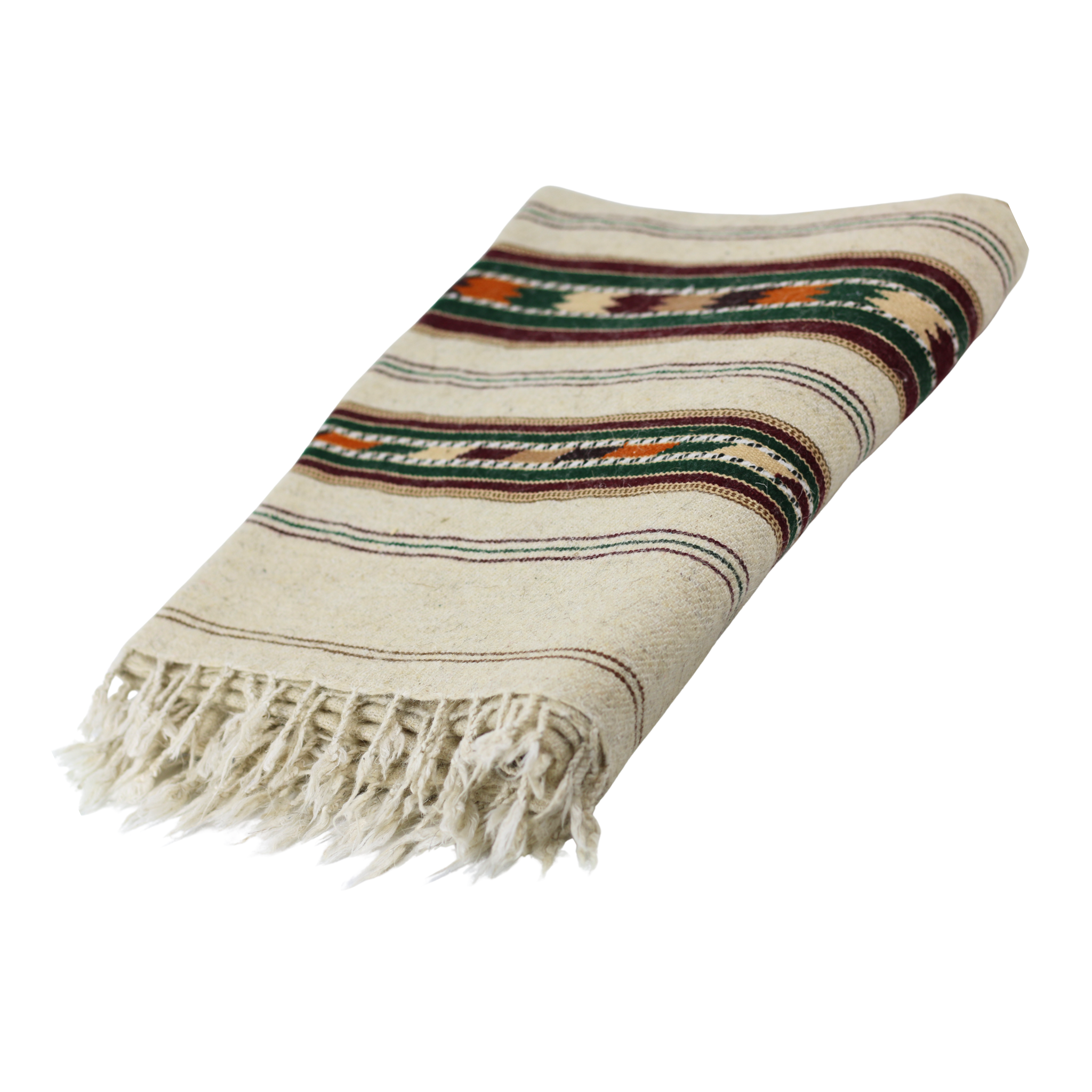 Sharai wool Shawl - Crem