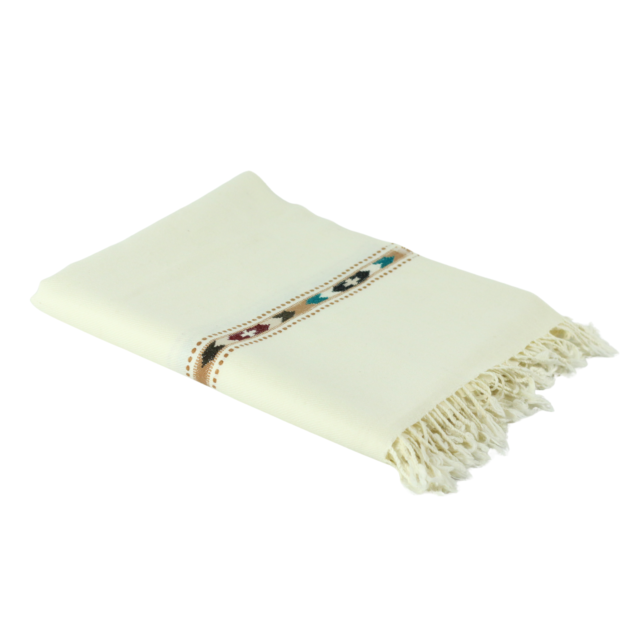 Off white 64 wool shawl