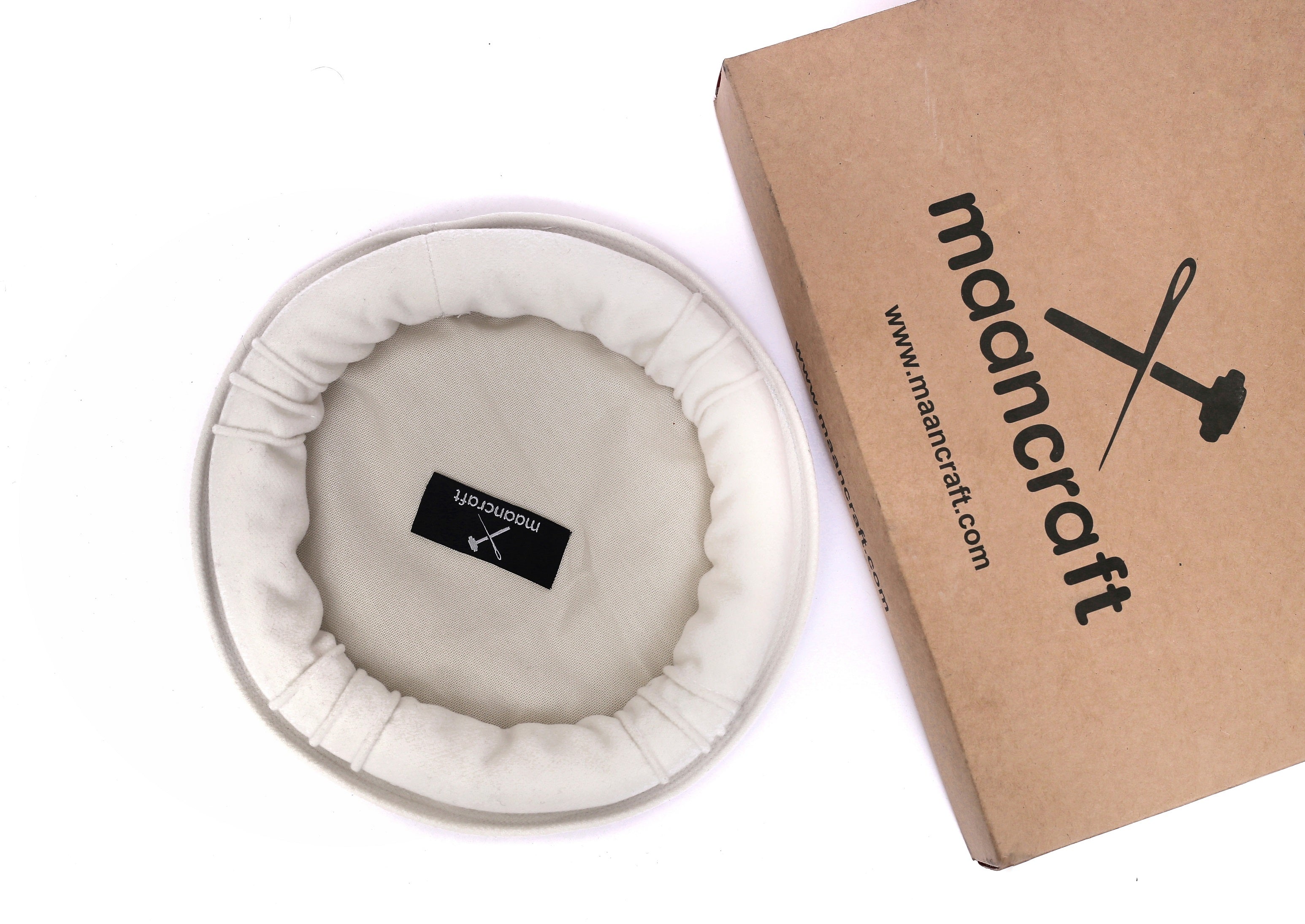 Woolen Pakol - Plan White