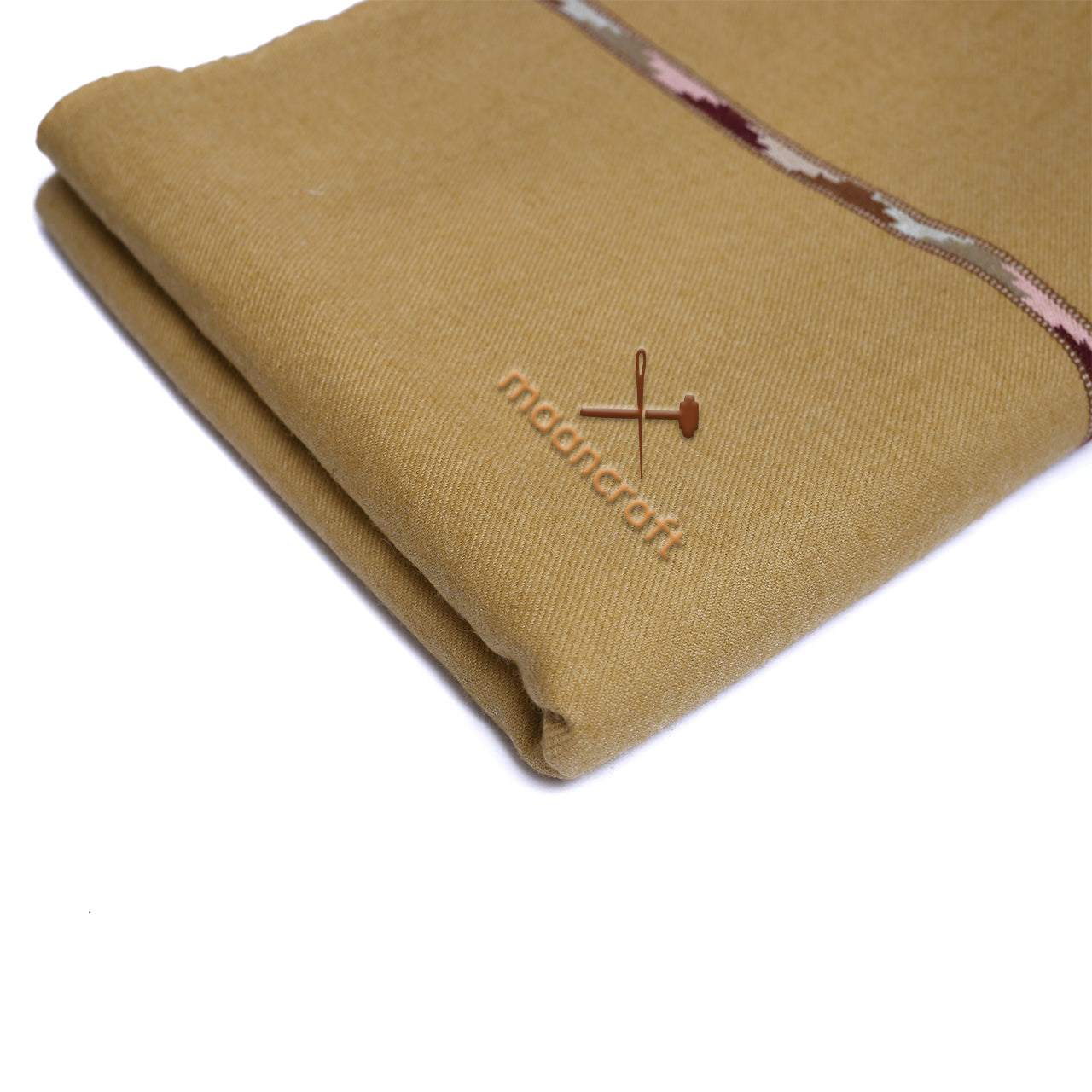 Premium Wool shawl Camel Brown