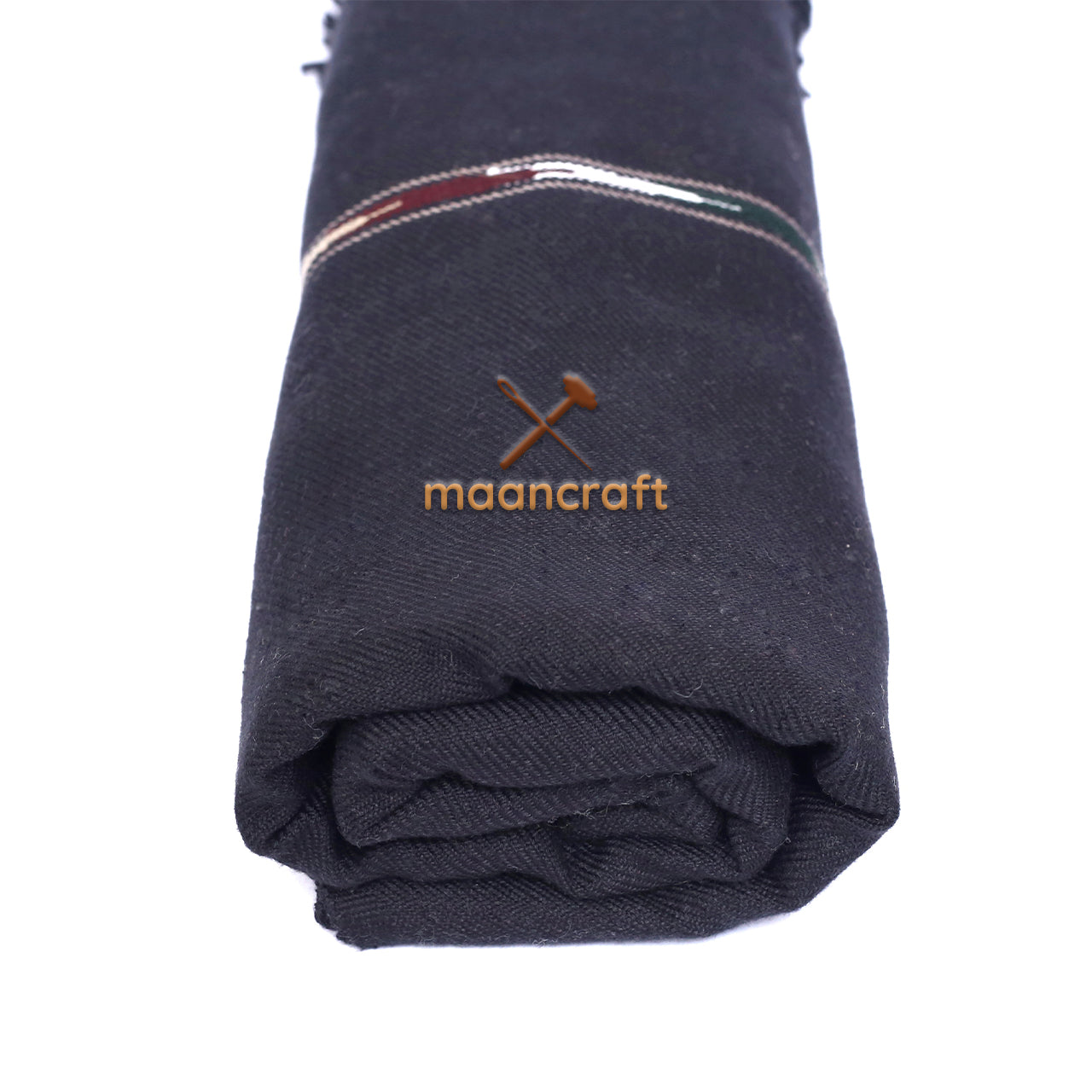 wool shawl black