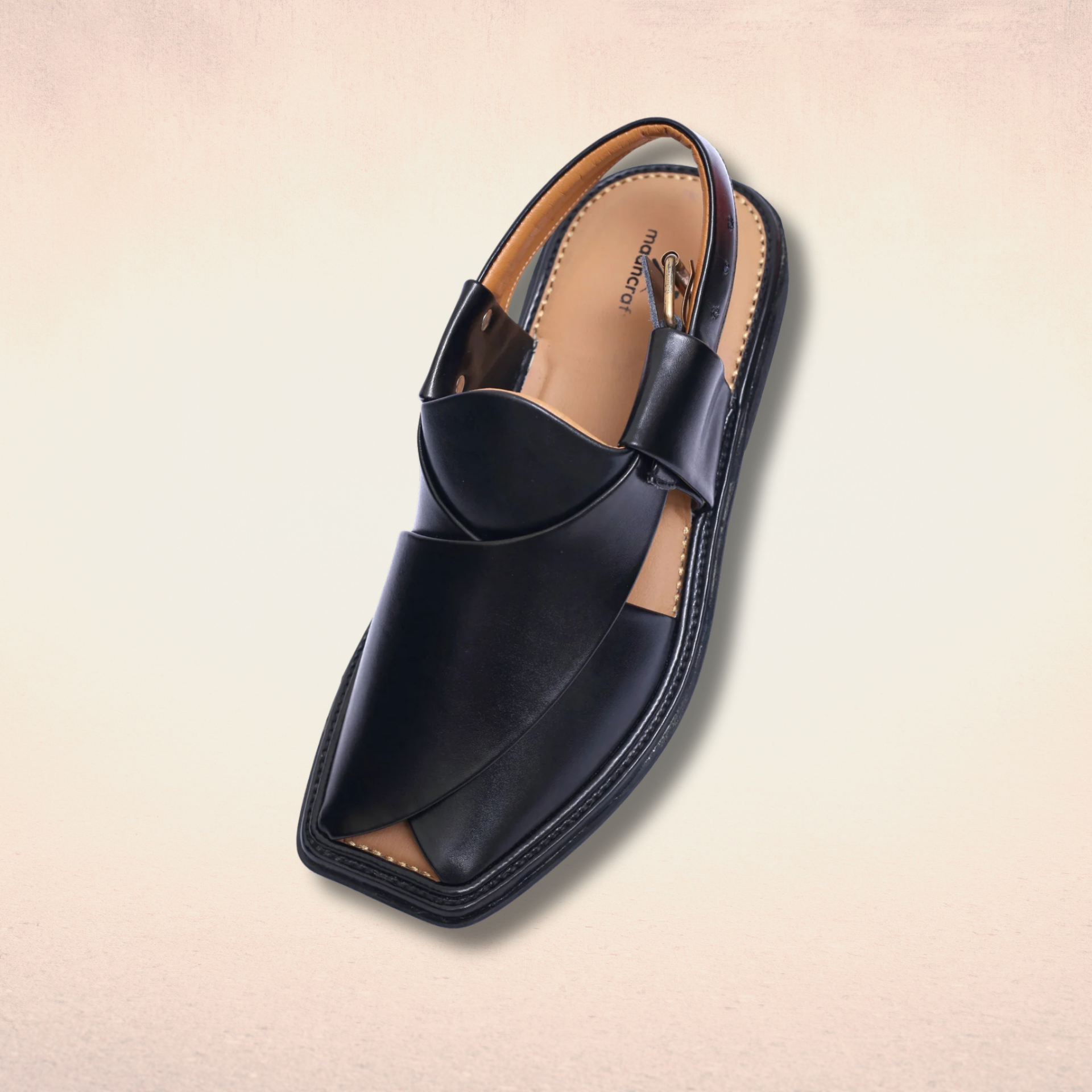 Round T Shape - Black