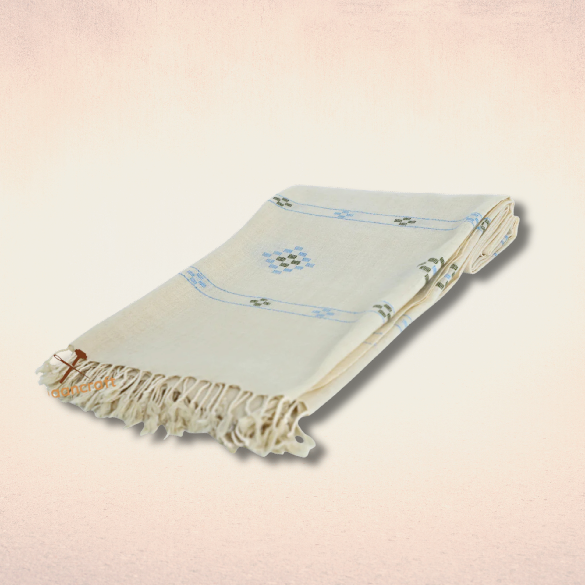 Swati Shawl - Cream theme with multi color embroidery
