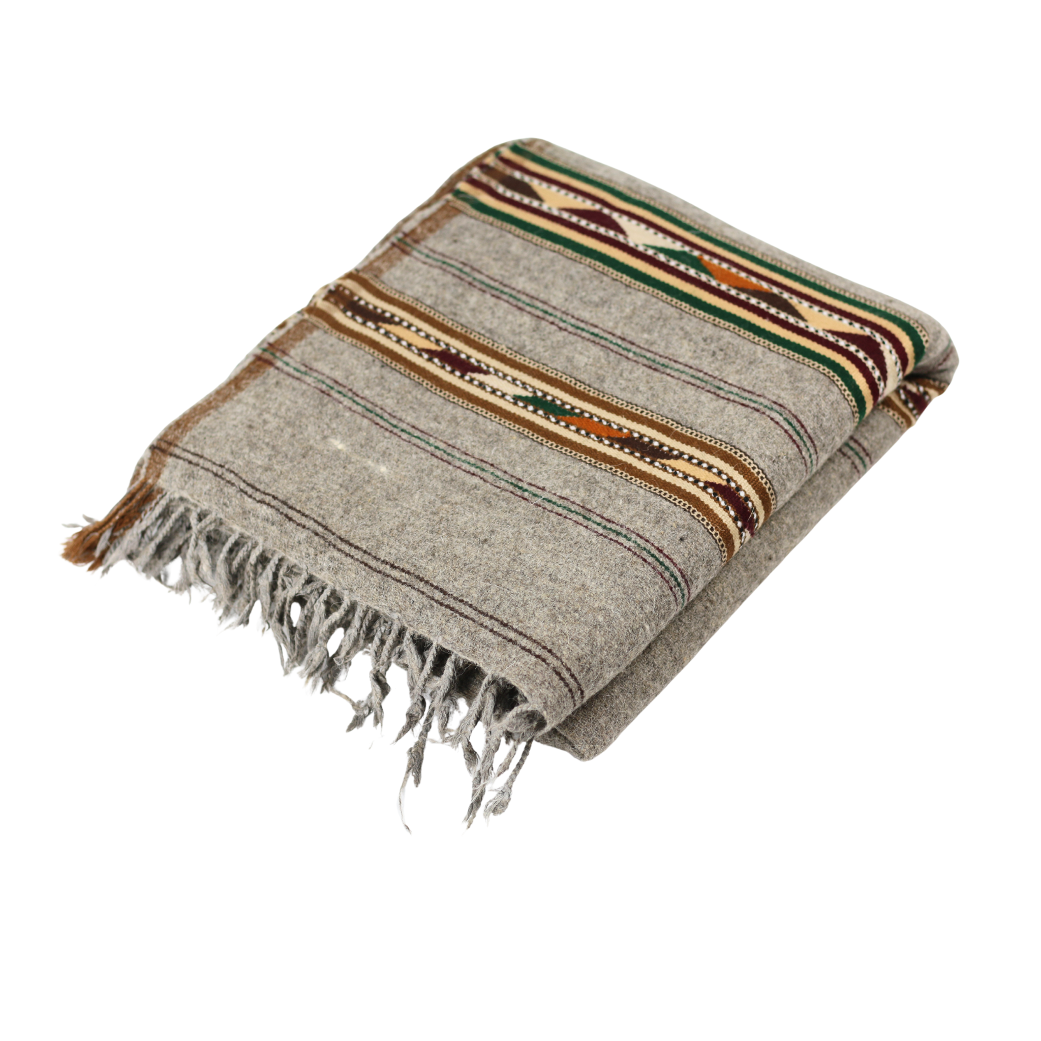 Pure wool Shawl - Gray