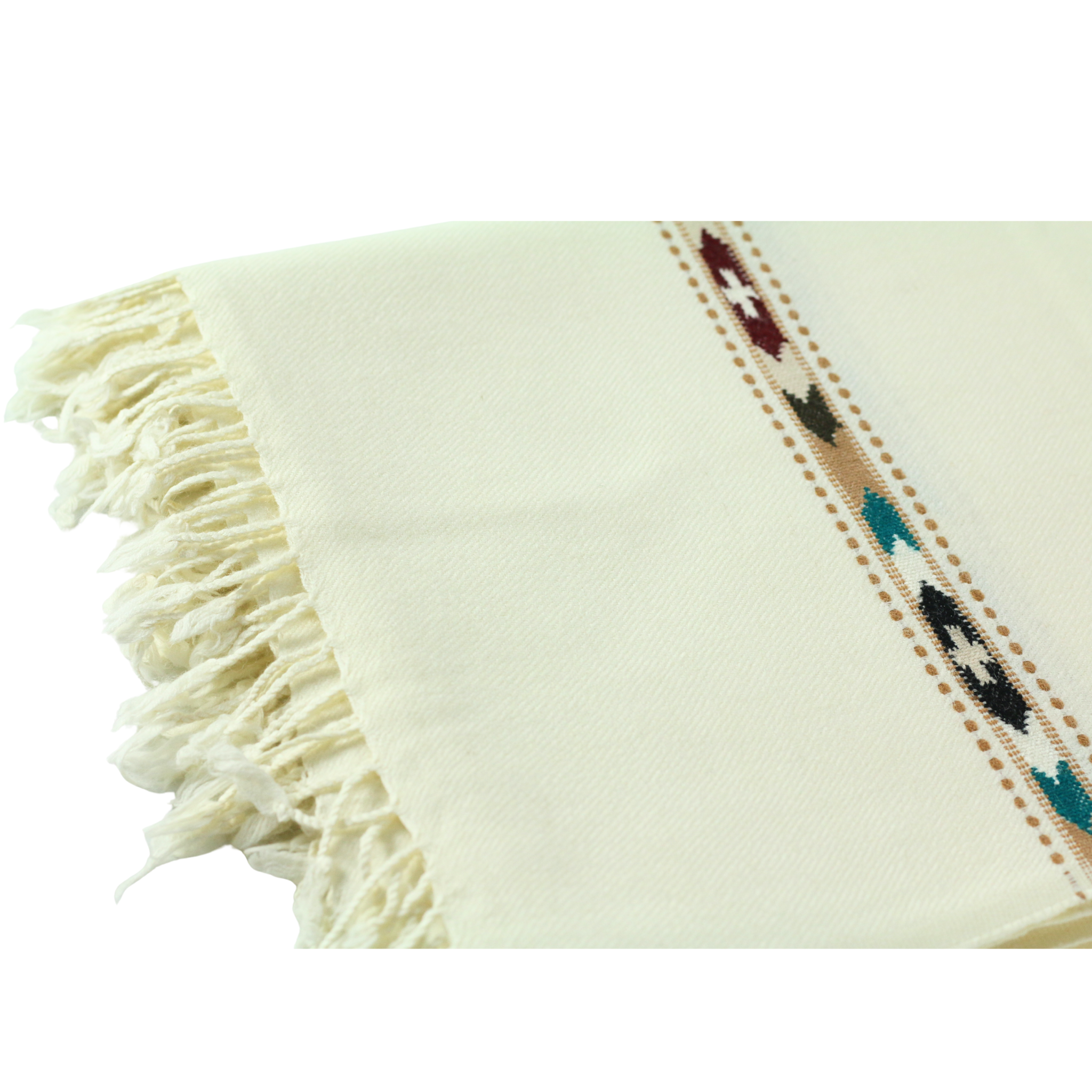 Off white 64 wool shawl