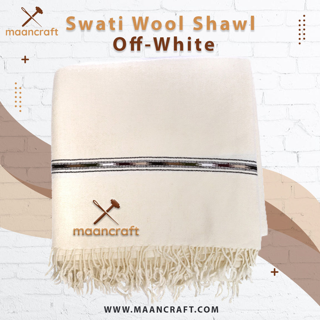 Swati Shawl Off White